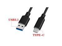 USB3 to USB-C high quality cable with copper wires